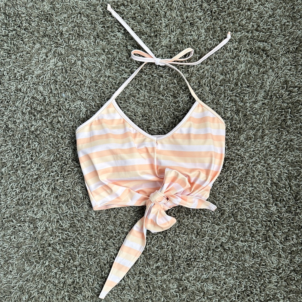 Like New Kortni Jeane Striped Tied Up Top Size S